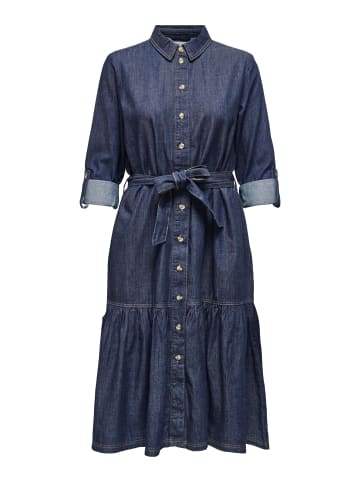 ONLY Jeanskleid in Dark Blue Denim