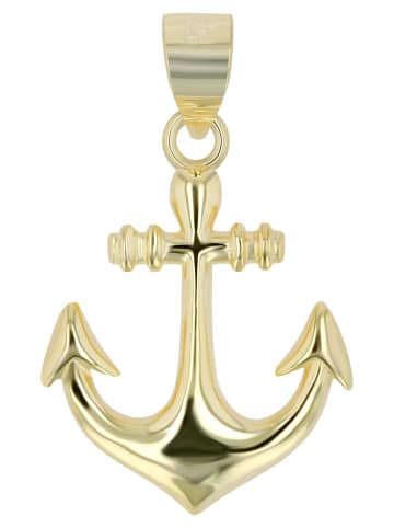 Adeliás Damen Anhänger aus 925 Silber in gold