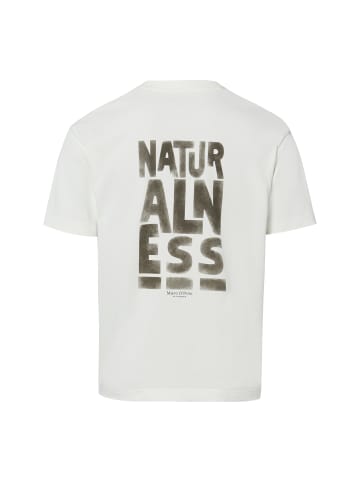 Marc O'Polo T-Shirt in ecru schoko - 0001