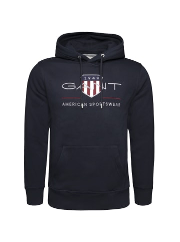 Gant Kapuzenpullover Reg Archive Shield in dunkelblau