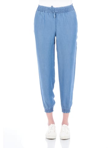 TOM TAILOR Denim Jogginghose INDIGO HAREM comfort/relaxed in Blau