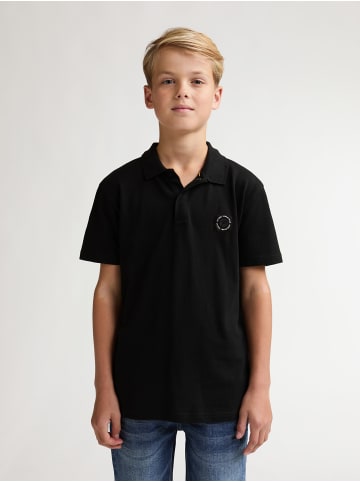 Petrol Industries Piqué-Poloshirt Cataviña in Schwarz