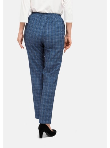 GOLDNER Kurzgröße:  Karoschlupfhose Re-fresh Karoschlupfhose in blau