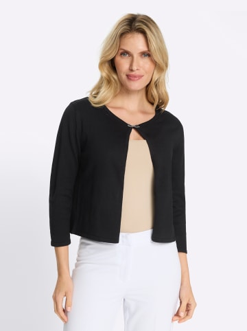 Sieh an! Strickjacke in schwarz