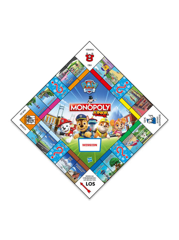 Winning Moves Monopoly Junior - Paw Patrol Gesellschaftsspiel Brettspiel Spiel in bunt