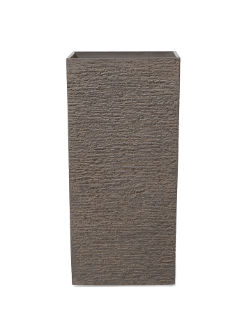 Beliani Outdoor Blumentopf TENNO in Braun - (W) 30 x (H) 60 x (L) 30 cm