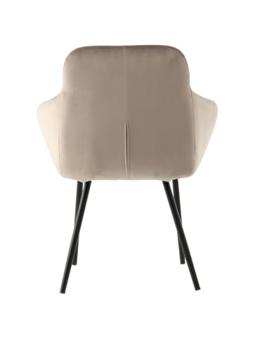 Kayoom Stuhl Cobain 2erSet in taupe