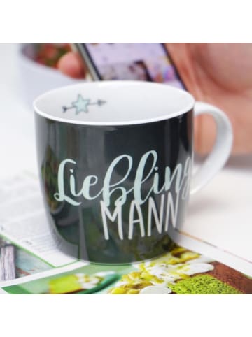 Tasse Lieblingsmann  in Grau - 300ml