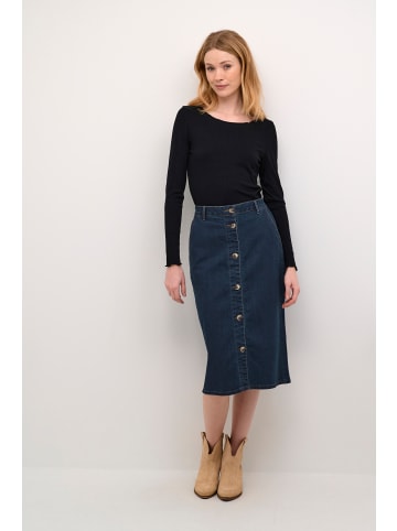 Cream Rock CRVisti Pencil shape in Rinse Dark Blue Denim Tobacco