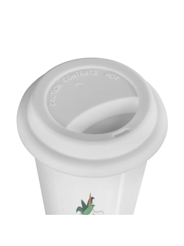 Mr. & Mrs. Panda Thermobecher To Go Einhorn Joker mit Spruch in Weiß