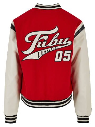 FUBU FUBU Bomberjacken in red/offwhite/black
