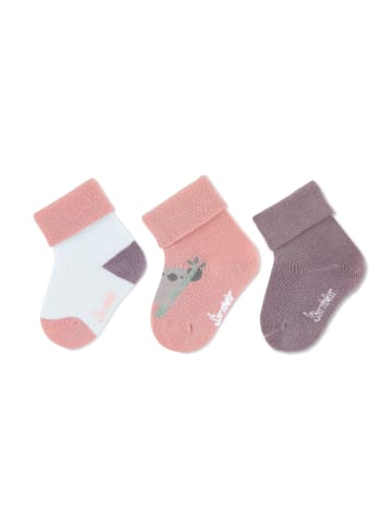 Sterntaler Baby-Socken Koala, 3er-Pack in zartrosa