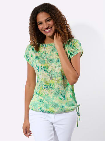 WITT WEIDEN Shirt in schilf-zitrone-bedruckt