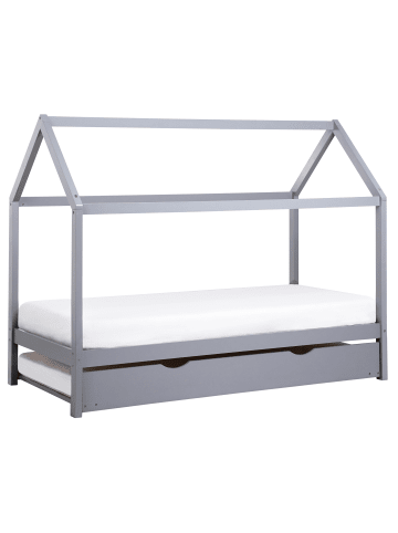 Beliani Kinderbett CRILLON in Grau - (W) 210 x (H) 162 x (L) 99 cm