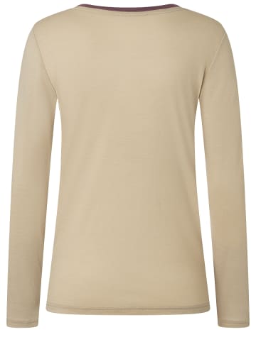 super.natural Merino Longsleeve in beige