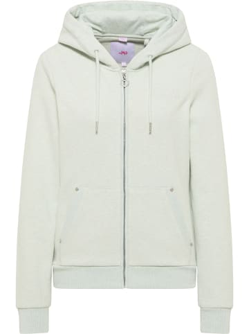 myMo Damen Sweatjacke in Mint Melange