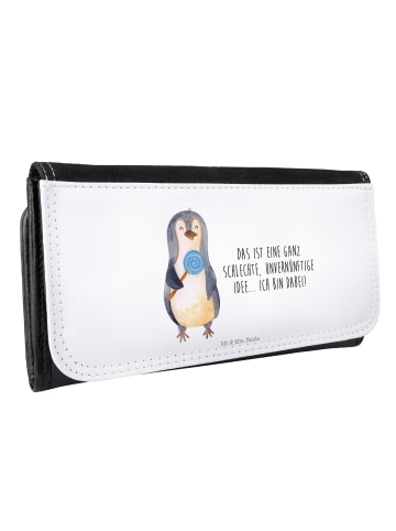 Mr. & Mrs. Panda Portemonnaie Pinguin Lolli mit Spruch in Weiß