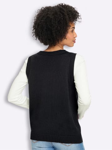 Heine Strickweste in schwarz