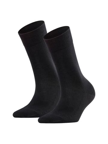 Falke Socken 2er Pack in Schwarz