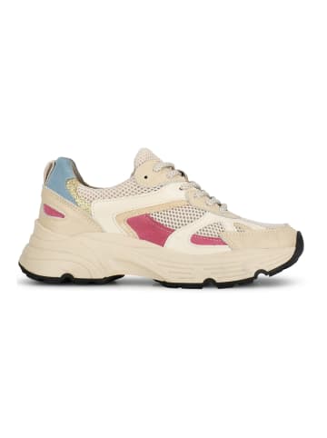 PS Poelman Sneaker "TOKIO" in Beige mit Kombination