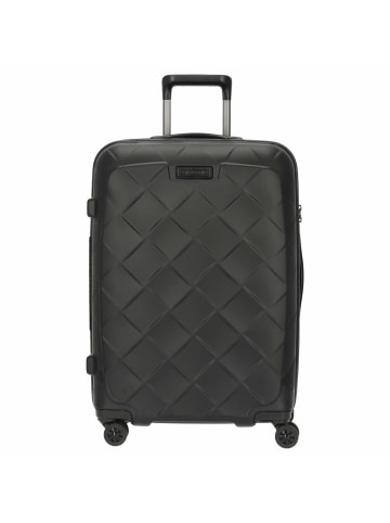 Stratic Leather and More - 4-Rollen-Trolley 66 cm M (rose) in matt black