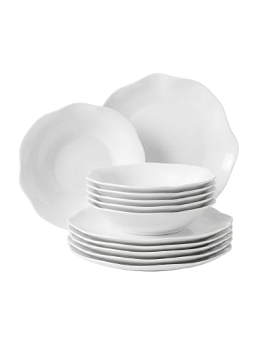 Villeroy & Boch 12er Set Tafelservice Pura in weiß