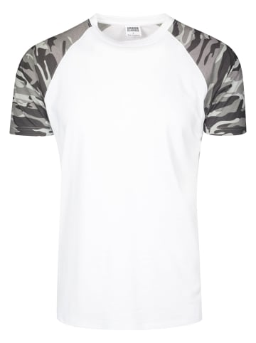 Urban Classics T-Shirts in wht/darkcamo