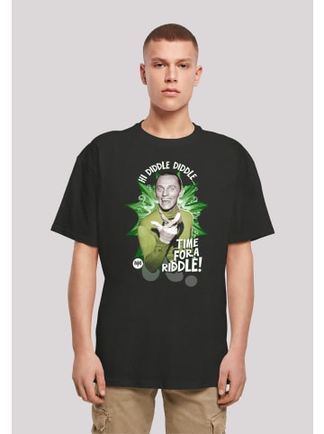 F4NT4STIC Heavy Oversize T-Shirt DC Comics Batman s The Riddler in schwarz