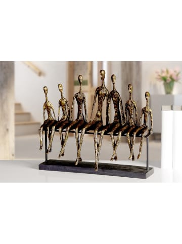 GILDE Skulptur "Community" in Bronze - H. 35 cm - B. 40 cm