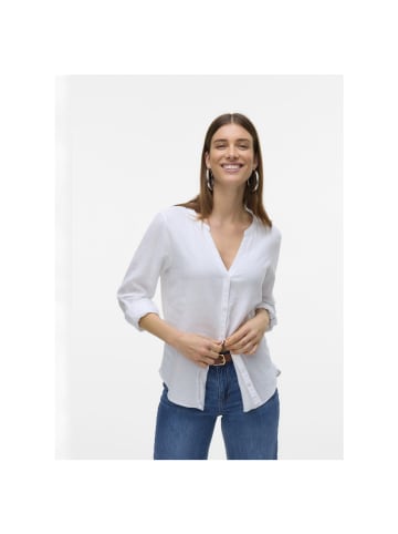 Vero Moda Langarmbluse in Snow White