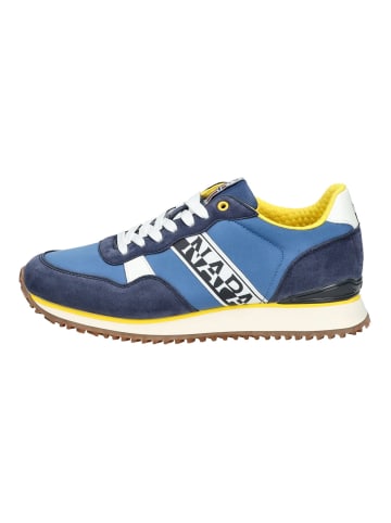 Napapijri Sneaker in Blau/Gelb