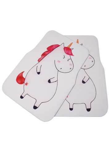 Mr. & Mrs. Panda Automatte Einhorn Wut ohne Spruch in Weiß