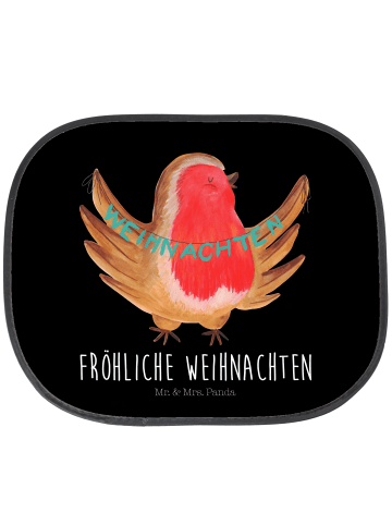 Mr. & Mrs. Panda Sonnenschutz für Autoscheiben Rotkehlchen Weihn... in Schwarz