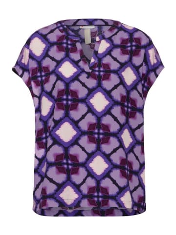 Street One Halbarmbluse in bellflower lilac