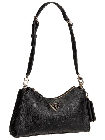 Guess Handtasche Cresidia II Top Zip Shldr in Black Logo