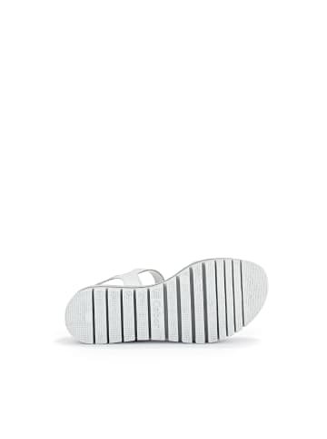 Gabor Fashion Plateau Sandale in silber