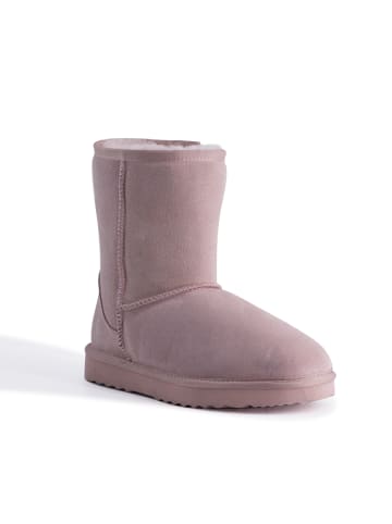 Aus Wooli Stiefel Cronulla in Pale Pink