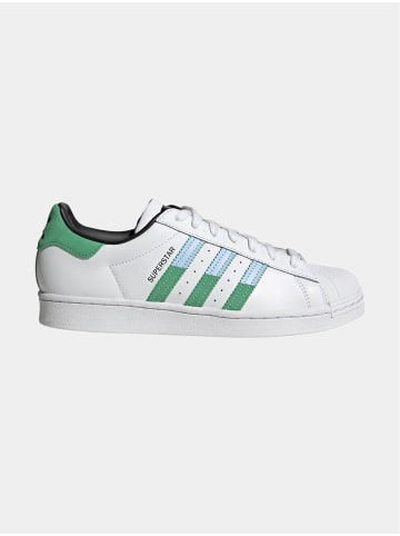 adidas Turnschuhe in white/green/blue