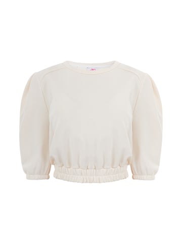 myMo Sweatpullover in Wollweiss