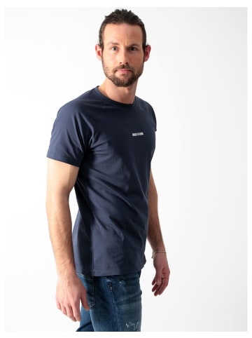 miracle of denim Kurzarmshirt in Navy