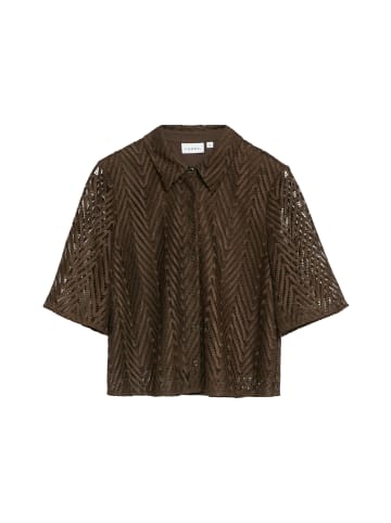 comma Bluse in schoko - 0002