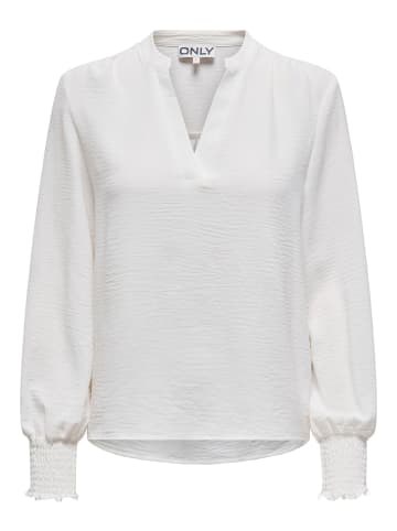 ONLY Carmakoma Bluse in Cloud Dancer