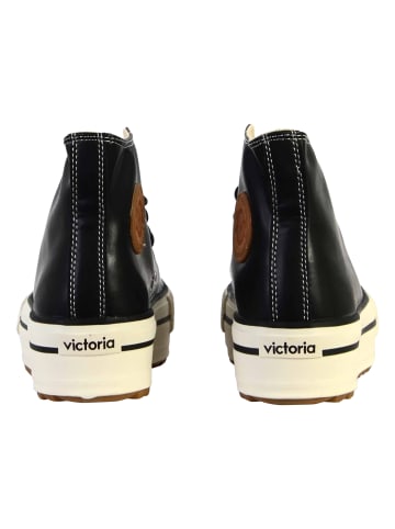 Victoria Hohe Schnürsneaker Schwarz