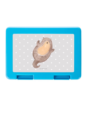 Mr. & Mrs. Panda Aufbewahrungsbox Otter Umarmen ohne Spruch in Grau Pastell