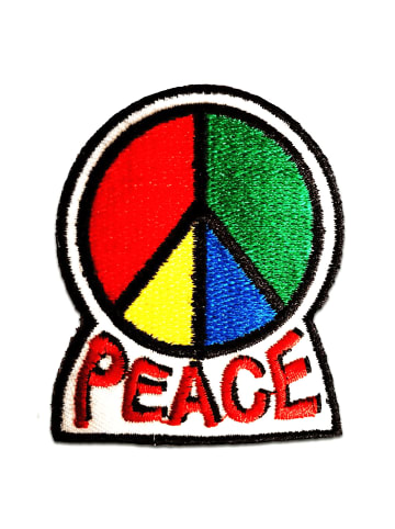 Catch the Patch Peace FriedenApplikation Bügelbild inBunt