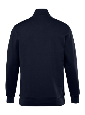 Men Plus Sweatshirt in dunkel marine