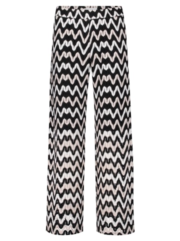 BETTY & CO Schlupfhose mit Struktur in Schwarz/Braun