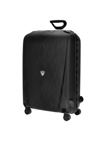 Roncato Light - 4-Rollen-Trolley L 75 cm (smeraldo) in nero