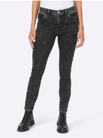 Heine Push-up-Jeans in black denim