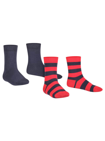 Falke Socken 2er Pack in Blau/Rot